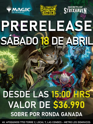 (PREVENTA) MTG Secrets of Strixhaven - Pre-release 