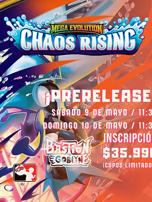 PRERELEASE POKÉMON: CHAOS RISING