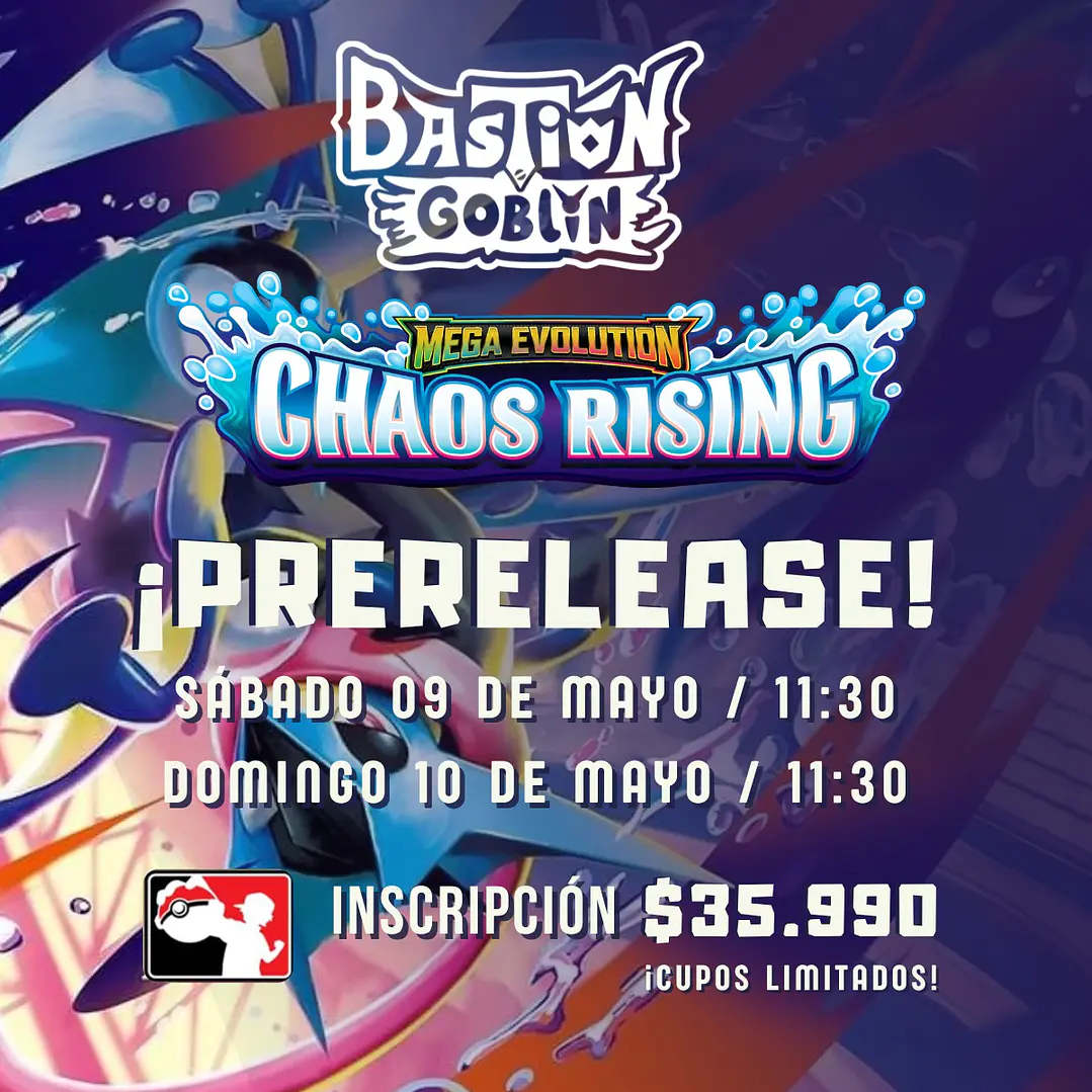 PRERELEASE POKÉMON: CHAOS RISING 2