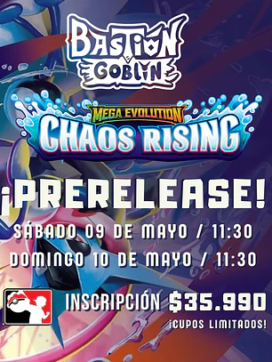PRERELEASE POKÉMON: CHAOS RISING