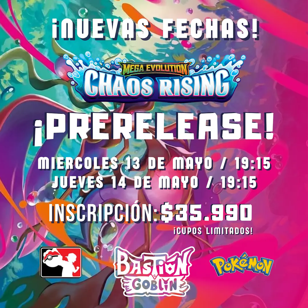 PRERELEASE POKÉMON: CHAOS RISING 1