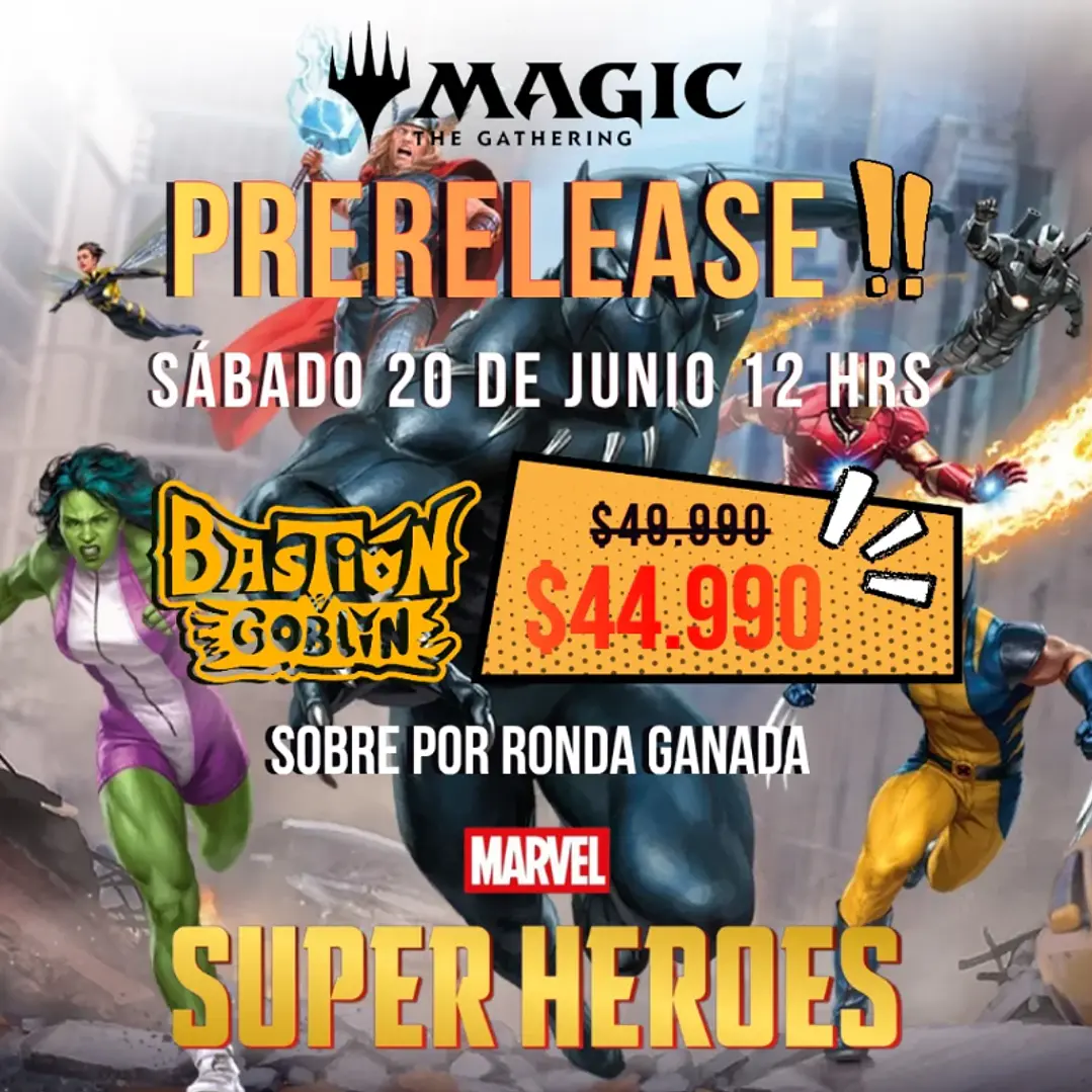 PRE-RELEASE MARVEL SUPER HEROES 1