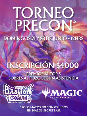 TORNEO MAGIC PRECONSTRUIDO BASTIÓN GOBLIN