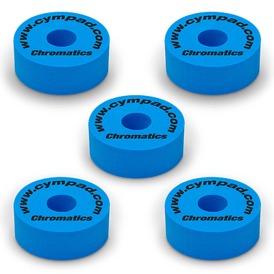 Set de felpas de espuma Cympad Chromatics 40/15mm - Azul