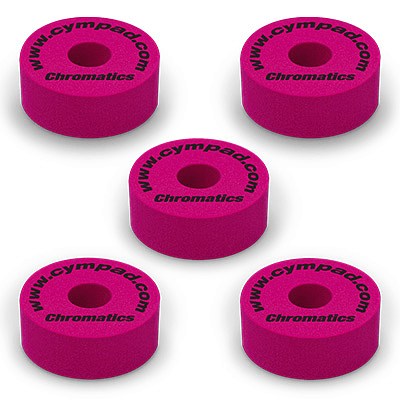 Set de felpas de espuma Cympad Chromatics 40/15mm - Escarlata