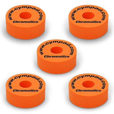 Set de felpas de espuma Cympad Chromatics 40/15mm - Naranjo