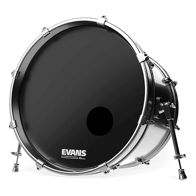 Parche para Bombo Evans Frontal Emad 22" Negro