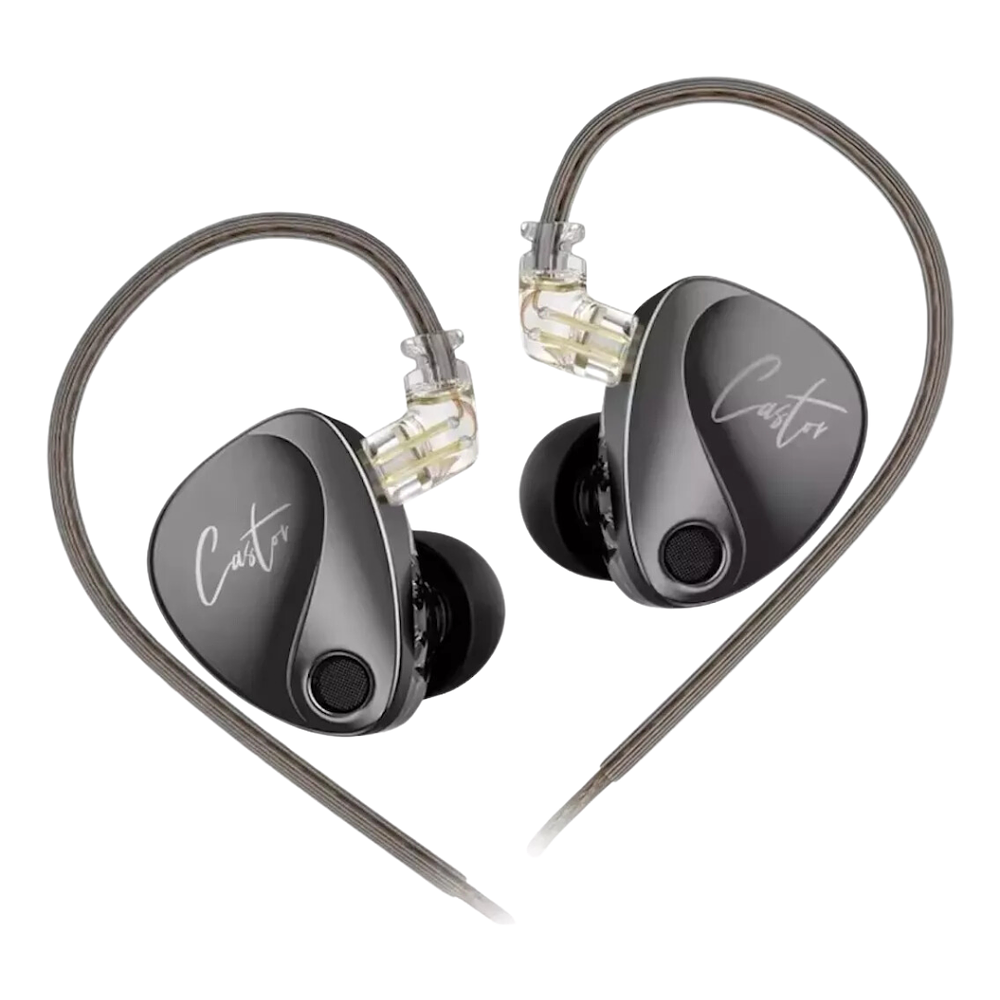 Audífonos In Ear KZ Castor Harman Target con graves mejorados Gris