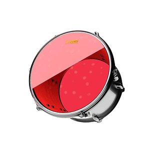 Parche Evans Hydraulic Red Transparente 8