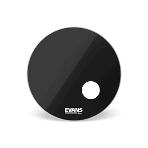 Parche Bombo Resonante Frontal Evans EQ3 Black 22