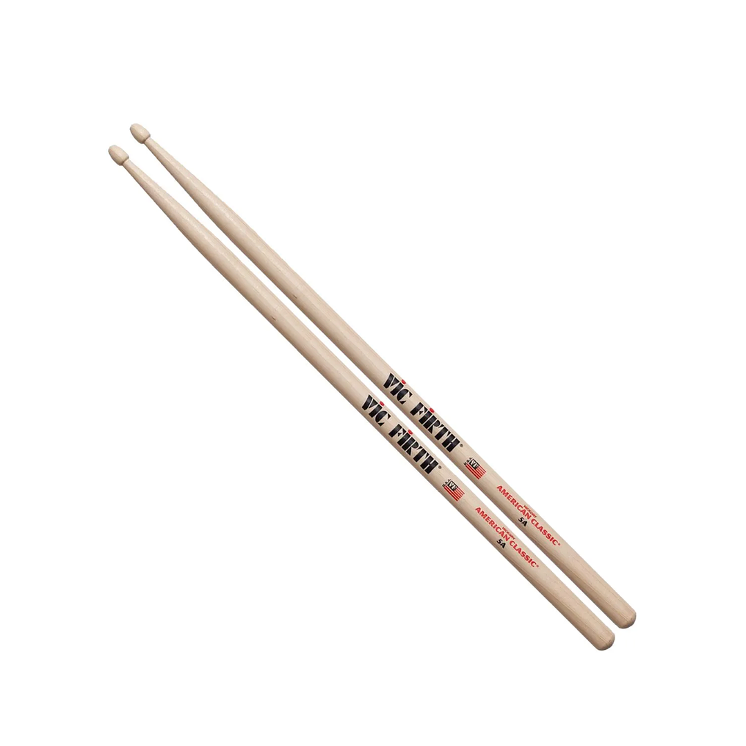 Baquetas Vic Firth Hickory 5A Punta Madera 1