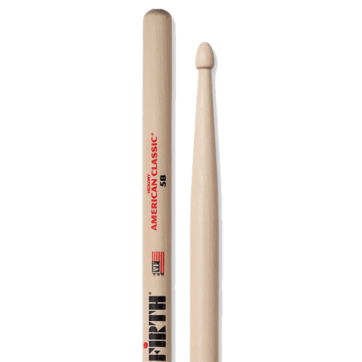 Baquetas Vic Firth de Hickory 5B Punta Madera 2