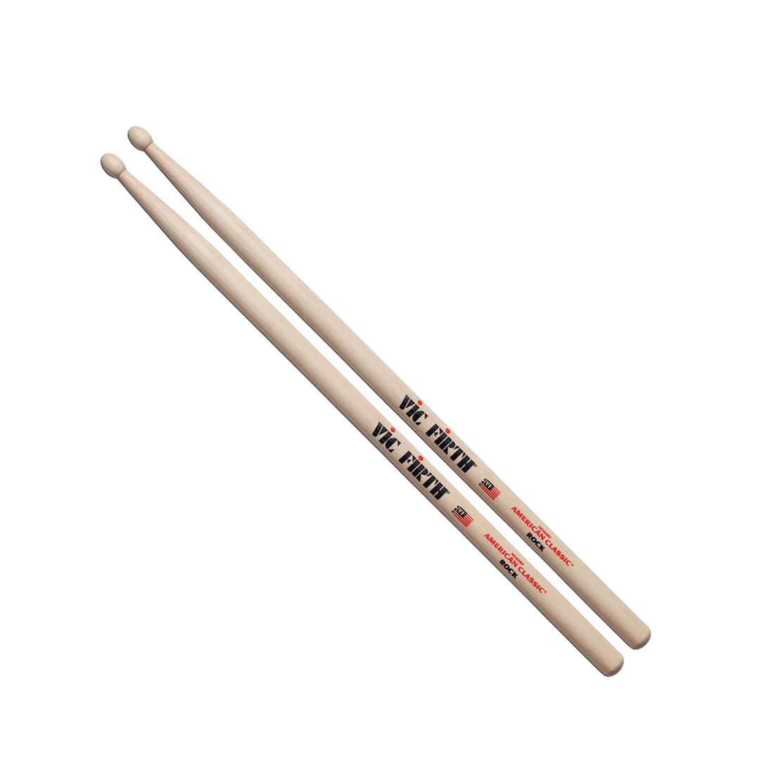 Baquetas Vic Firth de Hickory ROCK Punta Madera 1