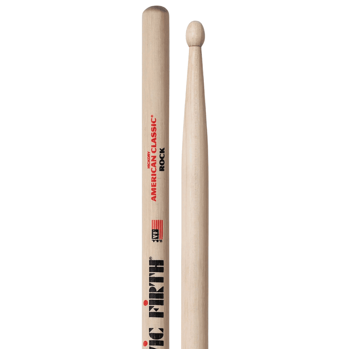 Baquetas Vic Firth de Hickory ROCK Punta Madera 2