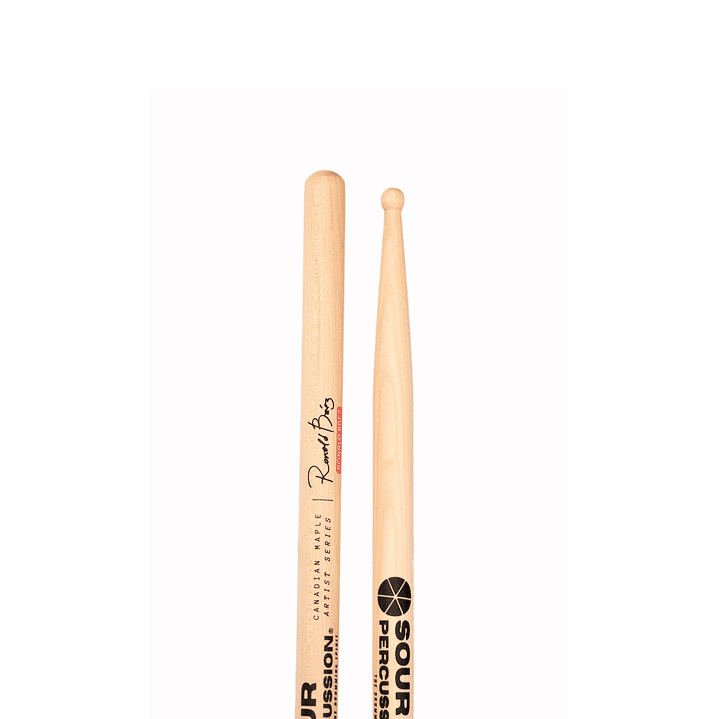 Baquetas Sour Percussion Ronald Baez Artist Series Maple Punta Madera 2
