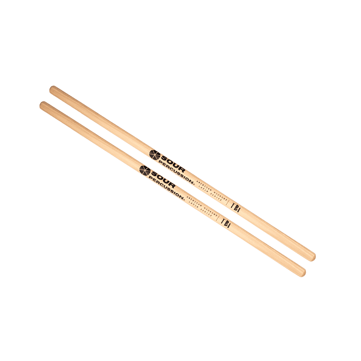 Baquetas Sour Percussion Timbales TB1 Hickory Butt-End Madera 1
