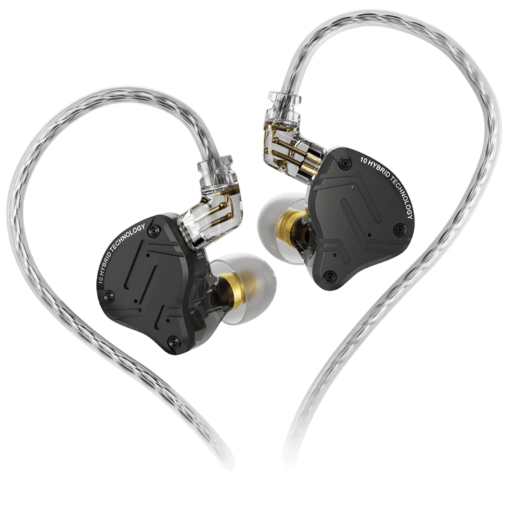 Auriculares In Ear KZ ZS10 Pro X 5 Drivers Híbridos (1DD+4BA) 1