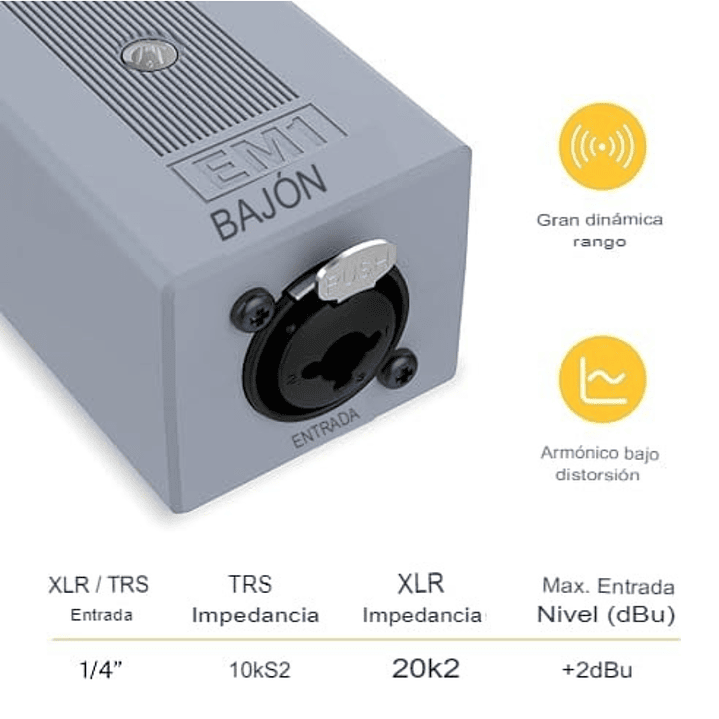 Amplificador de Auriculares In Ear Mono Donner EM1 5