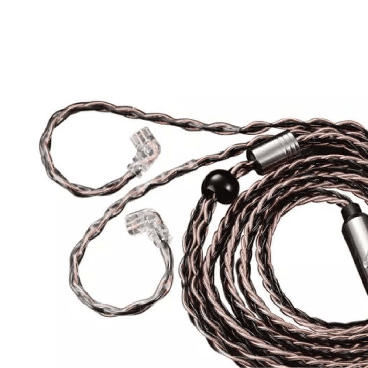 Cable Trenzado Repuesto In Ears QKZ Silver-Plated Pin Tipo C 2