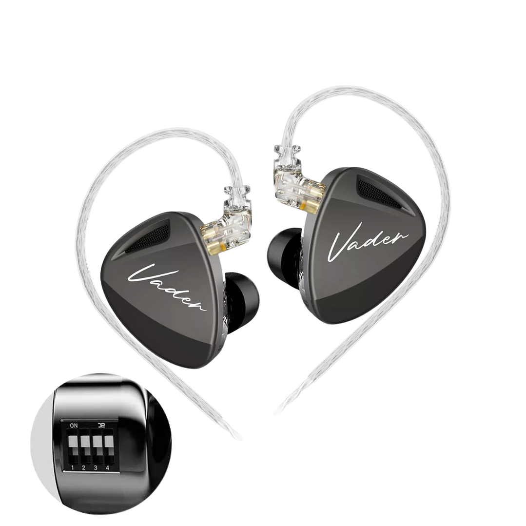 Auriculares In Ear KZ Vader Balanced Version con Switch 3 Drivers Dinámicos (3DD) 1