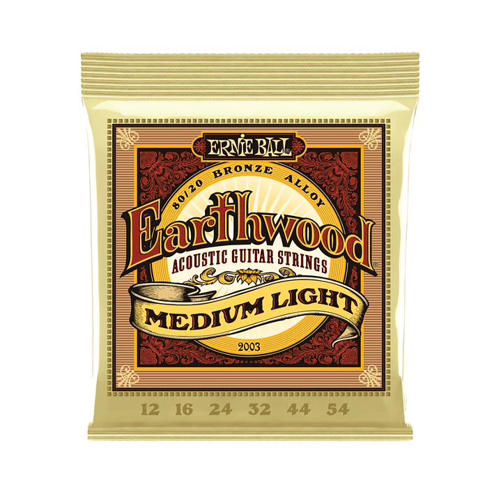 Cuerdas Metálicas Guitarra Ernie Ball Earthwood Bronze 2003 Medium Light 1