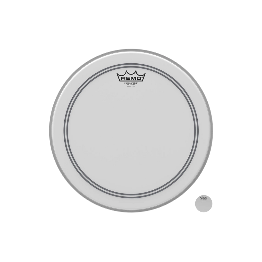 Parche Bombo Remo Powerstroke 3 Poroso con Falam 24