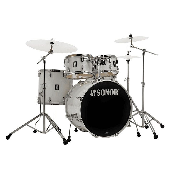 Bateria Sonor AQ1 Studio WM Birch con Hardware Piano White 1