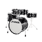 Bateria Sonor AQ2 Stage WM Maple Transparent Stain Black - Miniatura 1