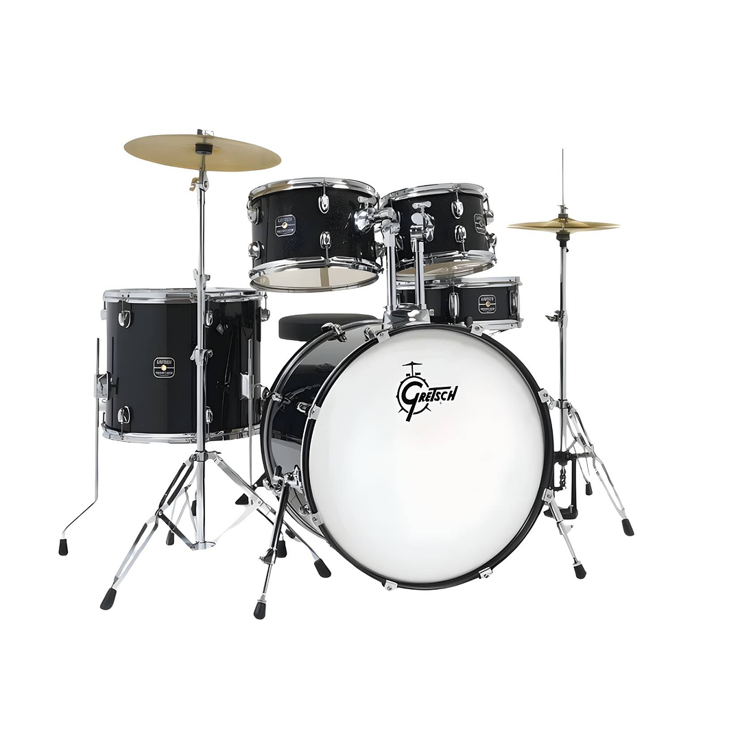 Bateria Gretsch Renegade con Hardware y Platillos Black Mist 1