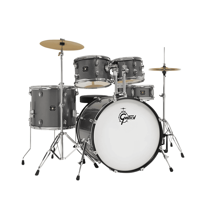 Bateria Gretsch Renegade con Hardware y Platillos Grey Sparkle 1