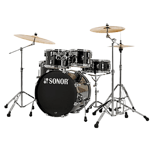 Bateria Sonor AQ1 Studio WM Birch con Hardware Piano Black