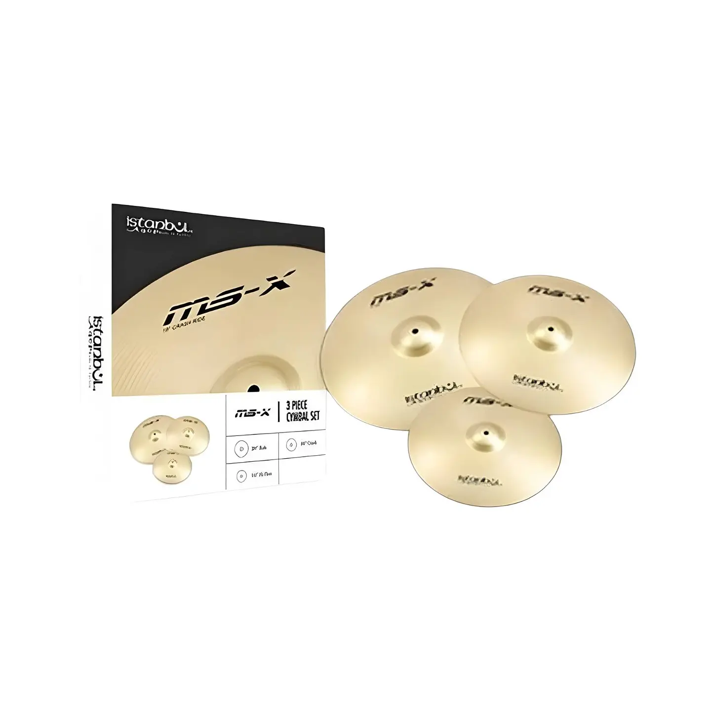 Set 3 Platillos Istanbul Agop MS-X 14