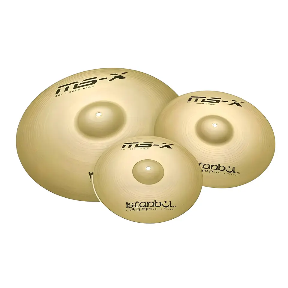 Set 3 Platillos Istanbul Agop MS-X 14