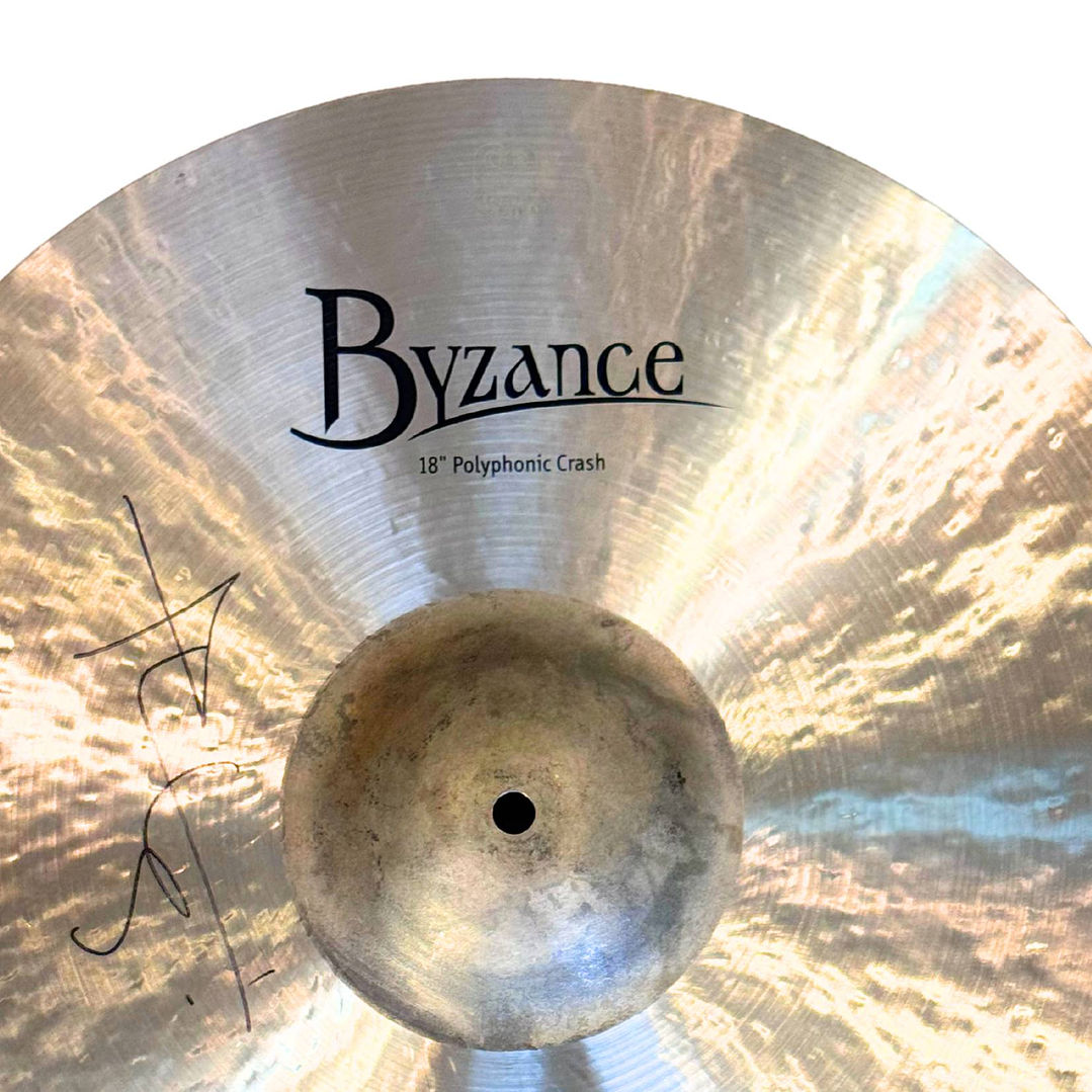 Platillo Meinl Byzance Polyphonic Crash 18 (Autografiado por Thomas Lang) 2