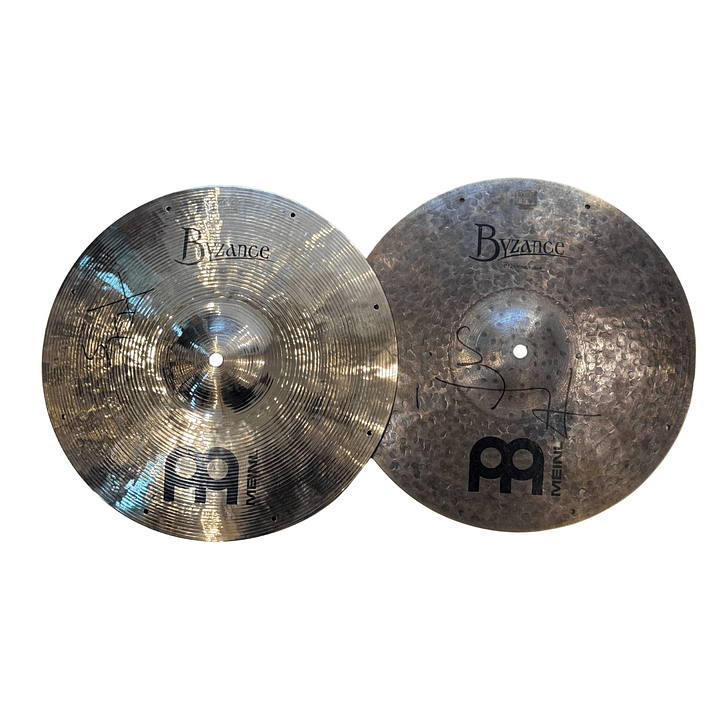 Platillo Meinl Byzance Fast Hi-Hat 14 (Autografiado por Thomas Lang) 1