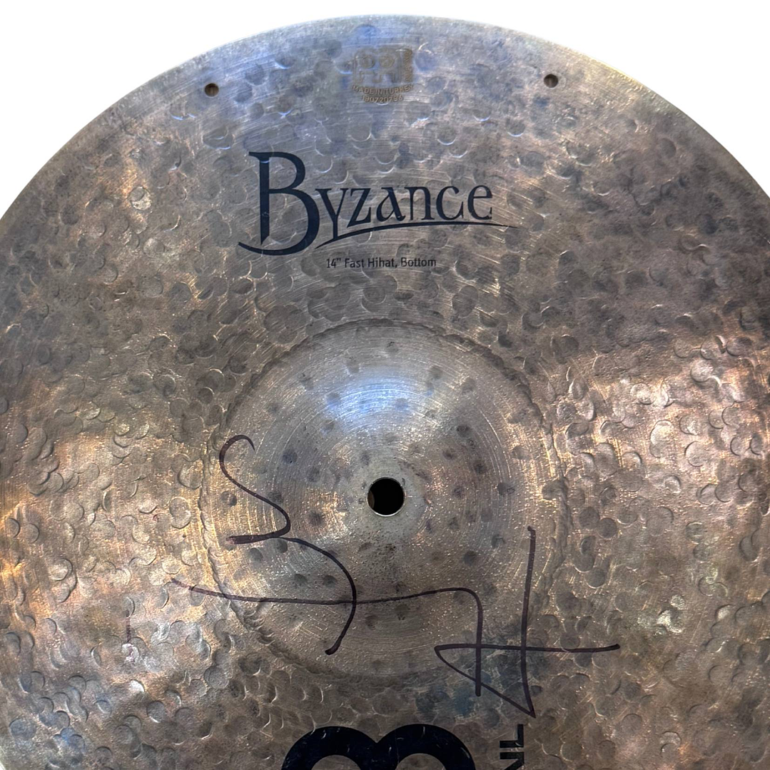 Platillo Meinl Byzance Fast Hi-Hat 14 (Autografiado por Thomas Lang) 3