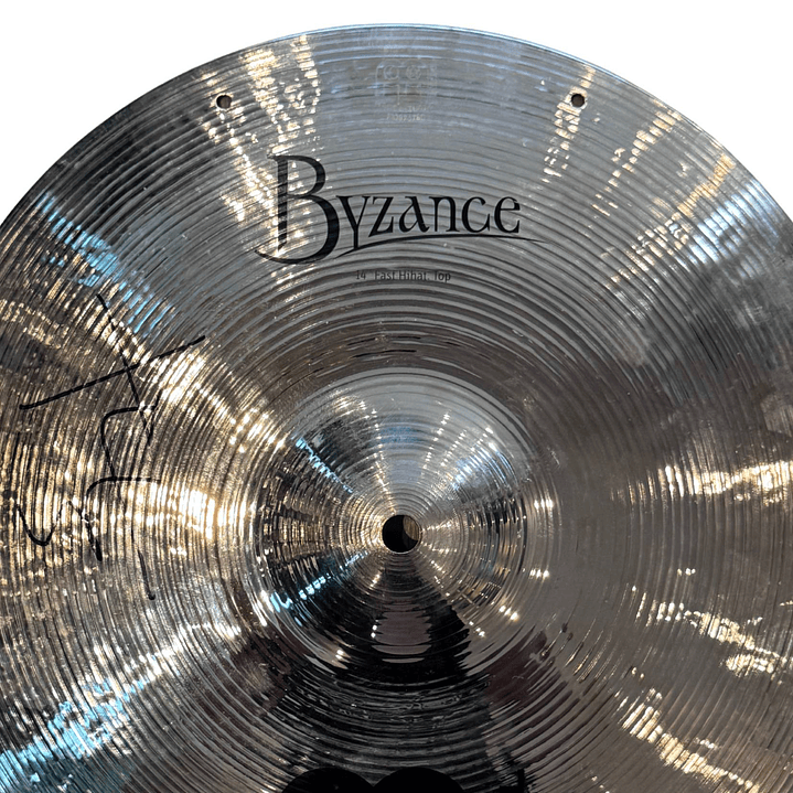 Platillo Meinl Byzance Fast Hi-Hat 14 (Autografiado por Thomas Lang) 2