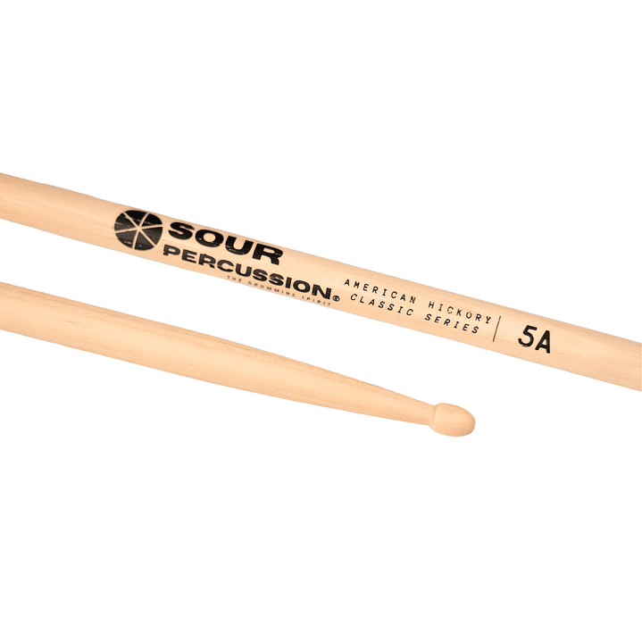 Baquetas Batería 5A Hickory Sour Percussion 3