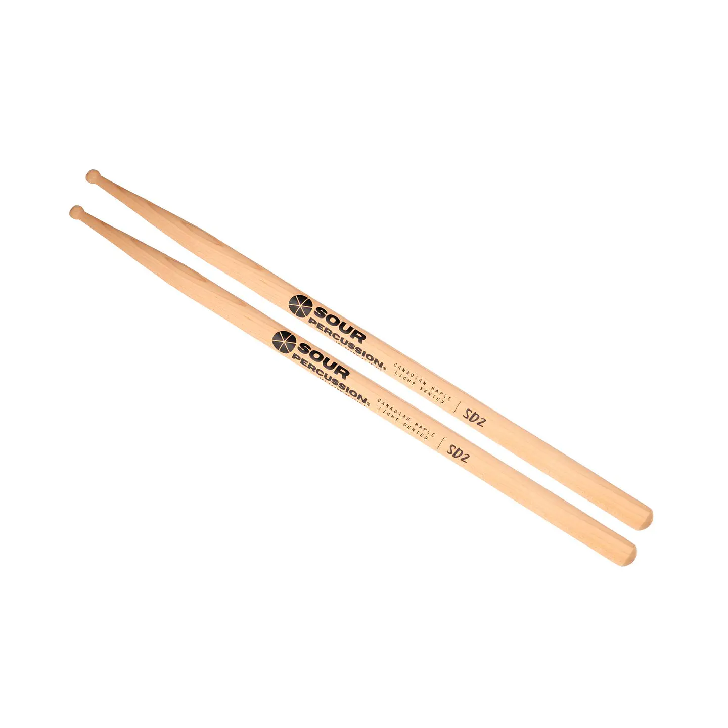 Baquetas SD2 Sour Percussion Maple Punta Medium Round Madera Light Series 1