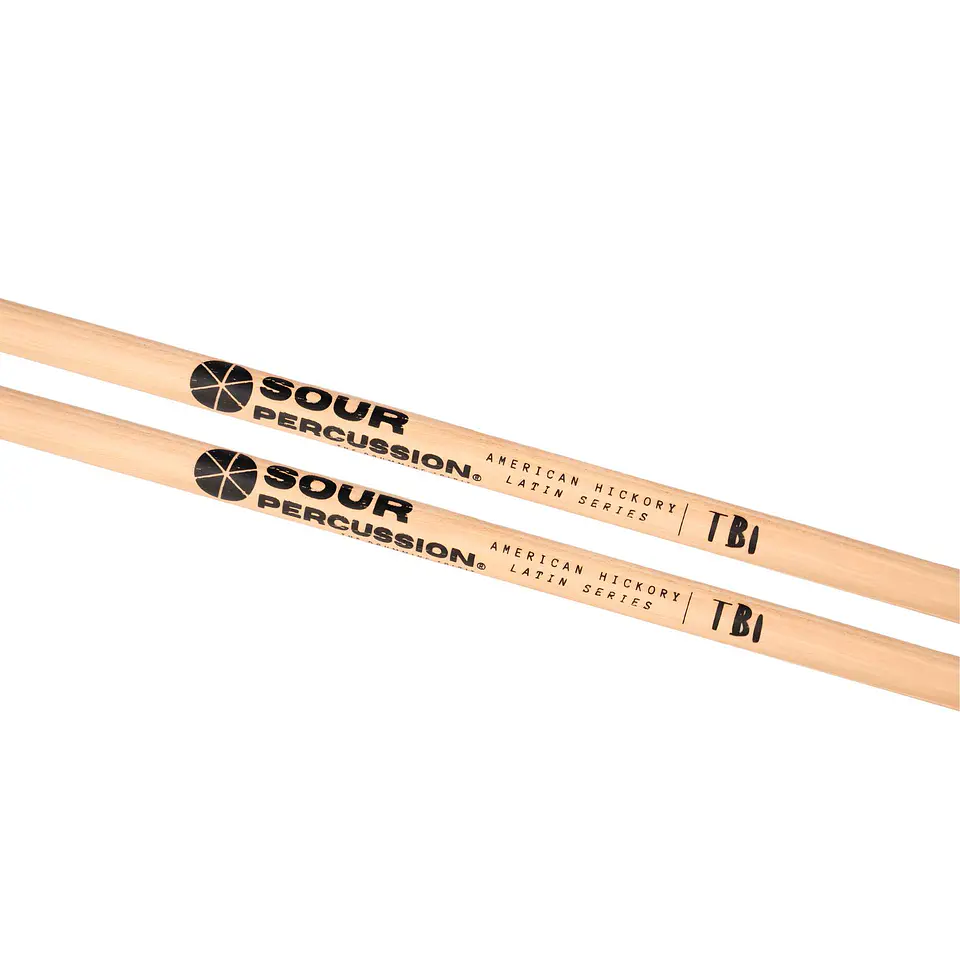 Baquetas de Timbales TB1 Sour Percussion Hickory Butt-End Latin Series 4