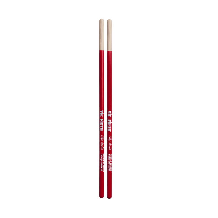 Baquetas Timbales Vic Firth SAA Alex Acuña Conquistador Red World Classic 1