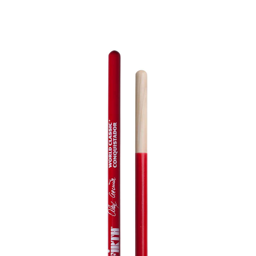 Baquetas Timbales Vic Firth SAA Alex Acuña Conquistador Red World Classic 2