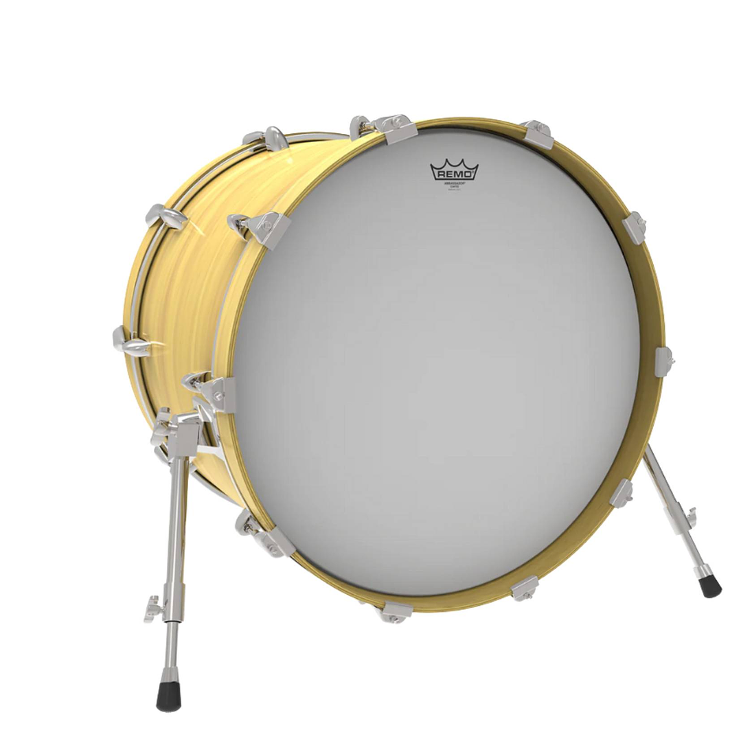 Parche Bombo Remo Ambassador Coated Poroso 20 3