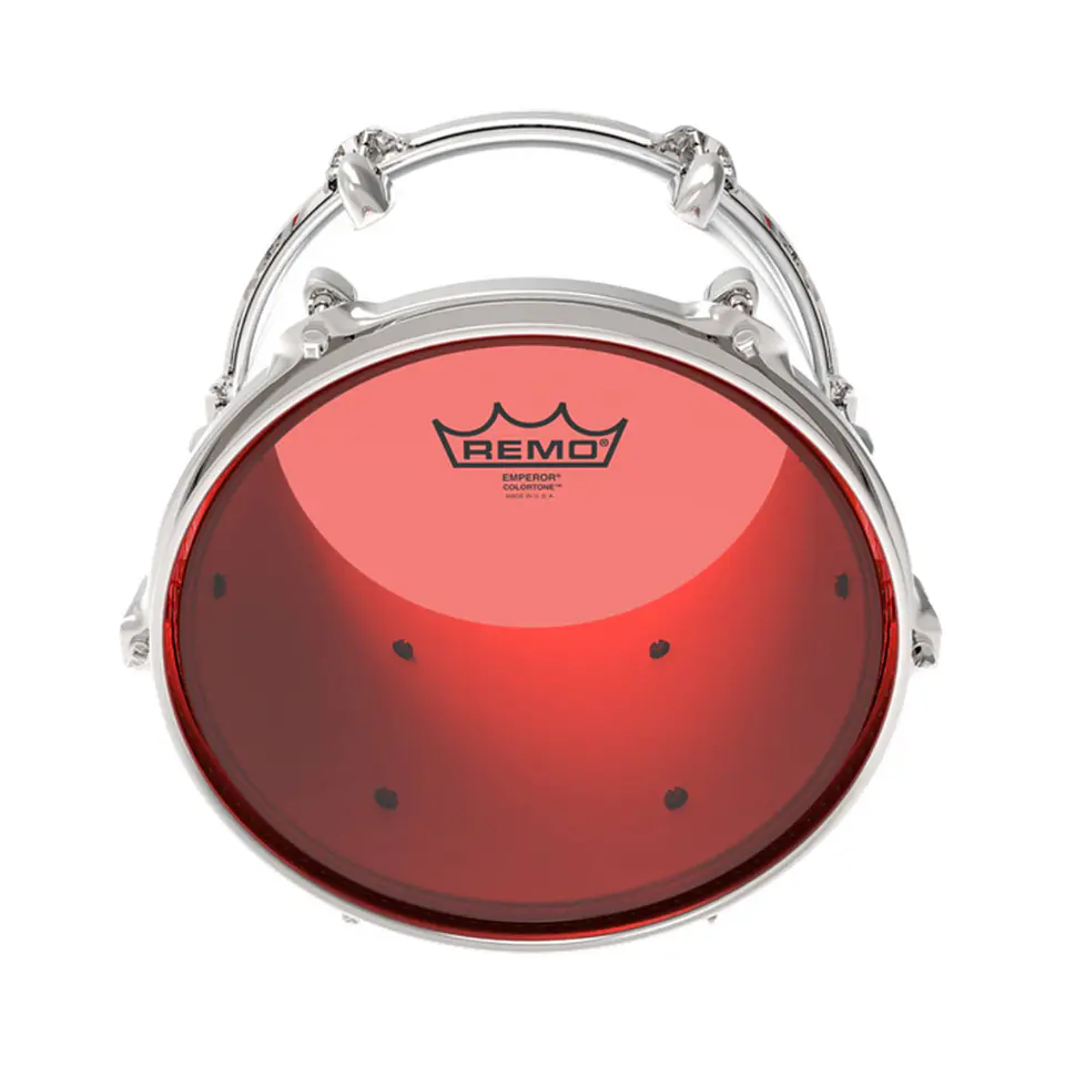 Parche Remo Emperor Colortone Red 12