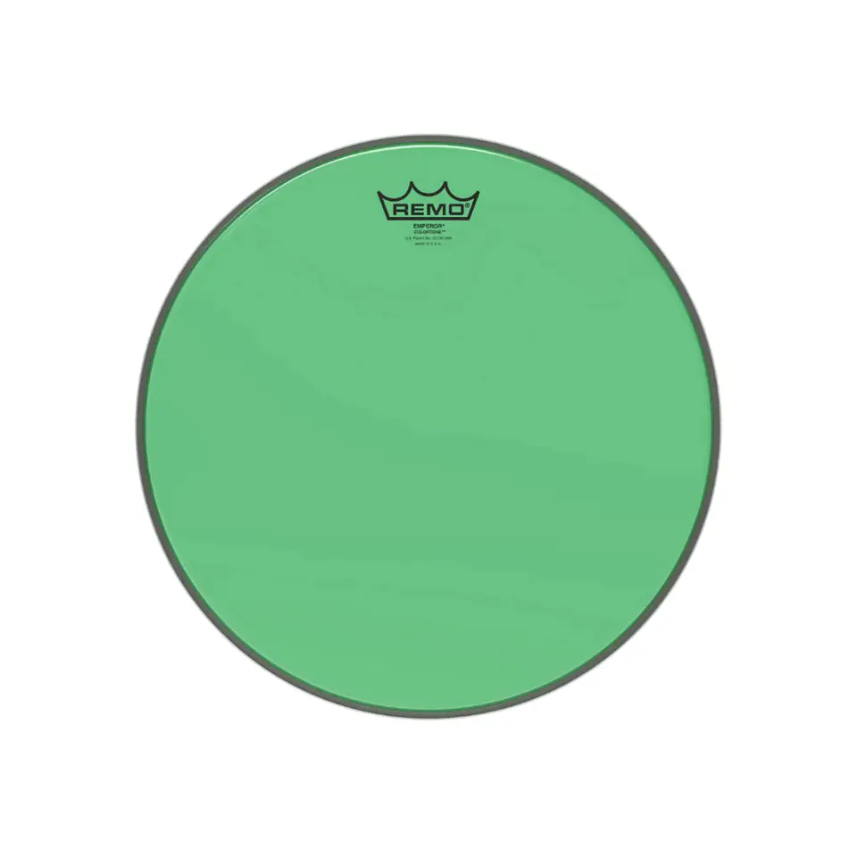 Parche Remo Emperor Colortone Green 12