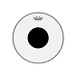 Parche Remo Controlled Sound Clear Transparente Black Dot 8 - Miniatura 1
