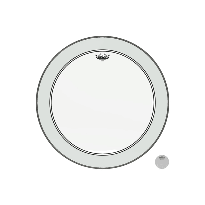 Parche Bombo Remo Powerstroke 3 Clear Transparente con Falam 20 1