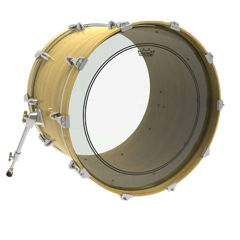 Parche Bombo Remo Powerstroke 3 Clear Transparente con Falam 20"