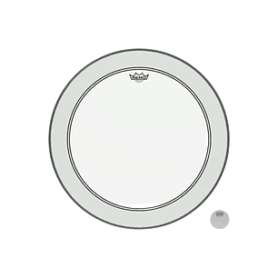 Parche Bombo Remo Powerstroke 3 Clear Transparente con Falam 24