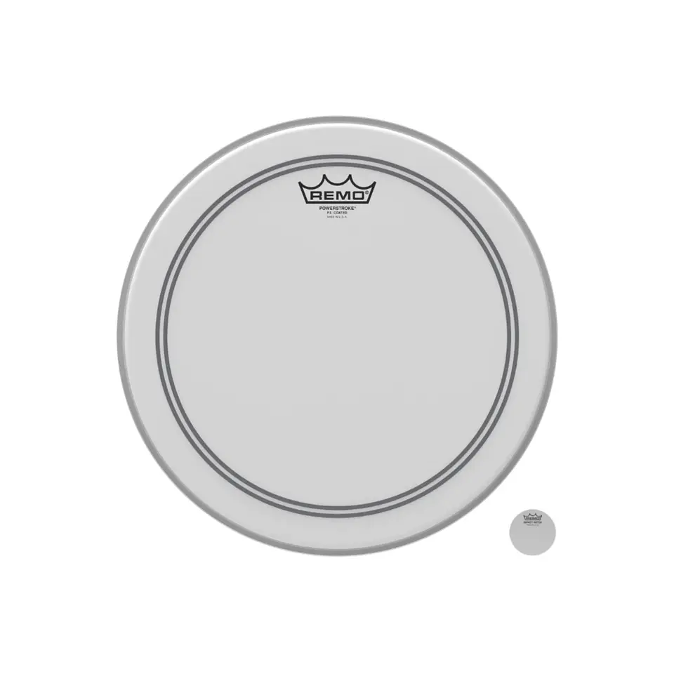 Parche Bombo Remo Powerstroke 3 Coated Poroso con Falam 24